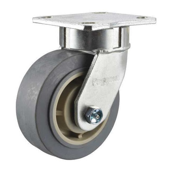 Manufacturer Varies Plate Caster,350 lb. Load Rate,5-5/8" H P25S-PRP040R-14