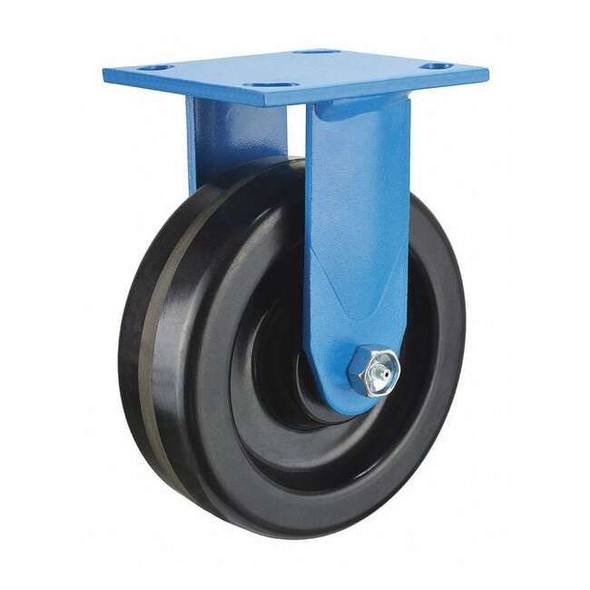 Rigid NSF-Listed Plate Caster,Phenolic,8 in,900 lb.