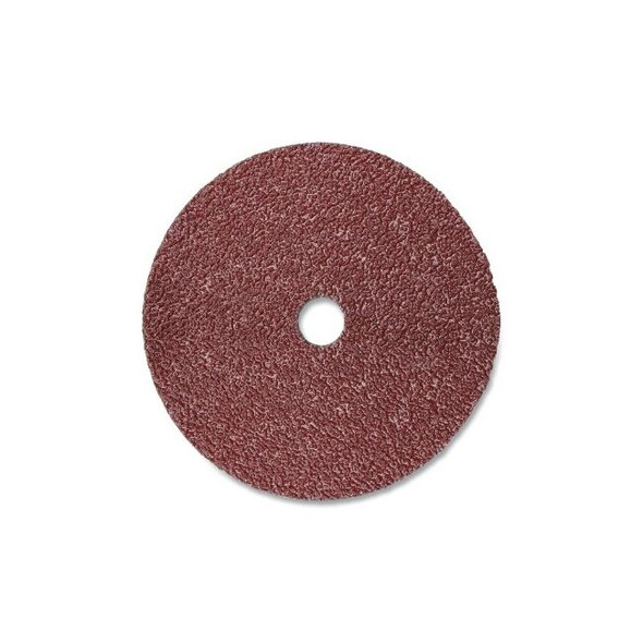 Fibre Disc 782C, Precision Shaped Ceramic, 4-1/2 in dia x 7/8 in Center Hole, 60+ Grit, Die 450E