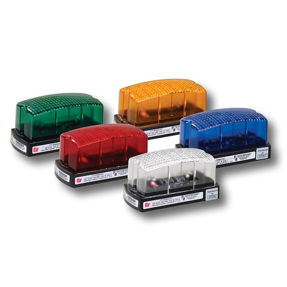 Federal Signal Warning Light,LED,Red,Surf,Rect,5 In L LP1-012R Federal Signal Warning Light,LED,Red,Surf,Rect,5 In L LP1-012R