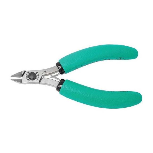 Excelta 4 1/2 in Diagonal Cutting Plier Flush Cut Uninsulated 9242E