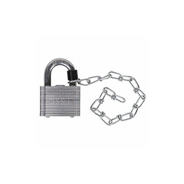 Abus Keyed Padlock, 13/16 in,Square,Gold 41USG/45 Chain Abus Keyed Padlock, 13/16 in,Square,Gold 41USG/45 Chain