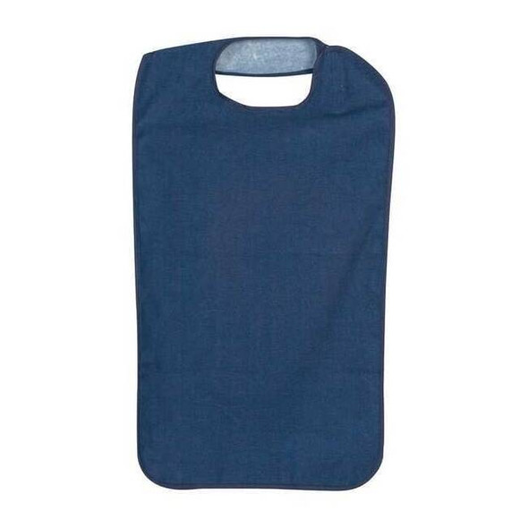 Patient Protector, Terry Cloth; Vinyl, Blue, 17 1/4 in, 17 1/4 in x 32 1/5 in