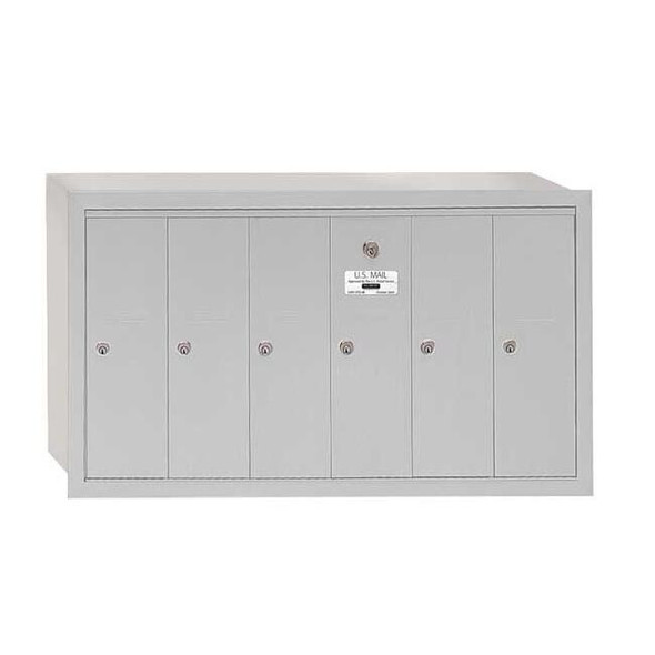 Salsbury Industries Mailbox, 40 lb, Recessed, - 3506ARU