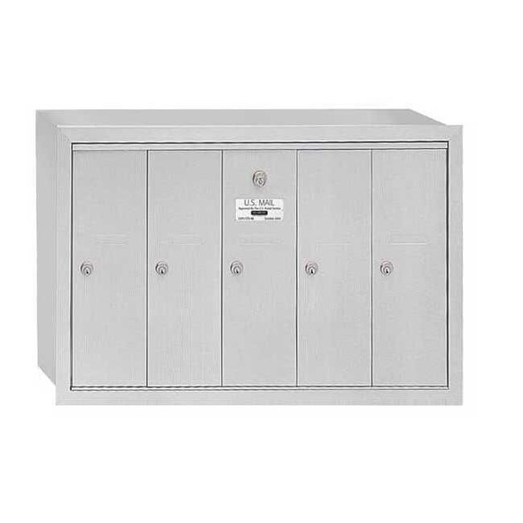 Salsbury Industries Mailbox, 35 lb, Recessed, - 3505ARU