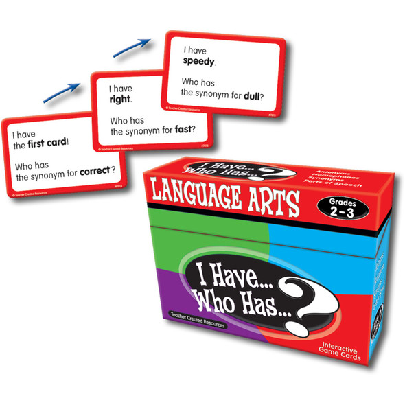 Teacher Created Resources I Have Who Has Game,Grades 2-3,ClassPlay TCR7813
