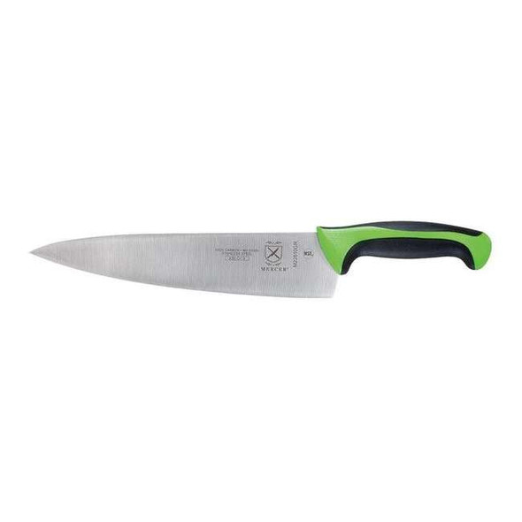 Mercer Cutlery Chefs Knife,10 in Blade,Green Handle M22610GR