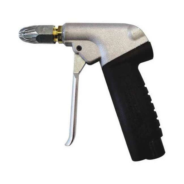 Guardair AirGun,3/8in,FNPT,Zinc,Silver;Black U74HT37