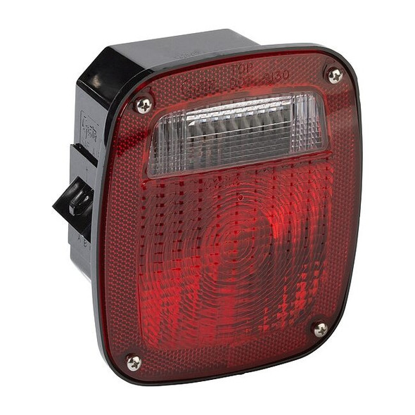 Grote Stop/Turn/Tail Light,Square,Red,5-3/4" L 53722