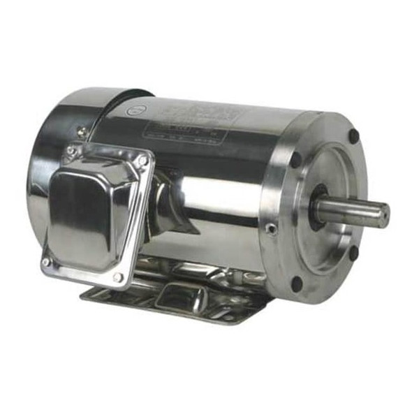 Dayton Washdown Motor,3 Ph,TEFC,1 HP,1750 rpm 4GPR9