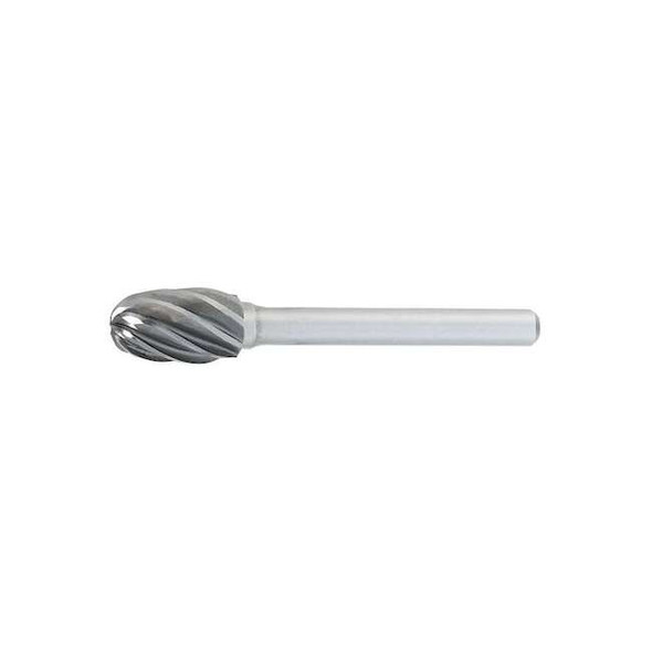 Osg Oval Bur SE,Radius End,1/2",Carbide 886-5000