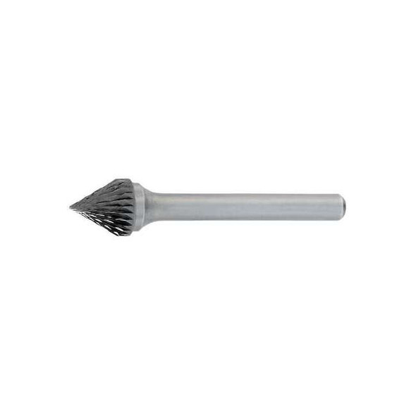 Osg Carbide Bur,60 deg. Cone,3/4 in. 850-7500