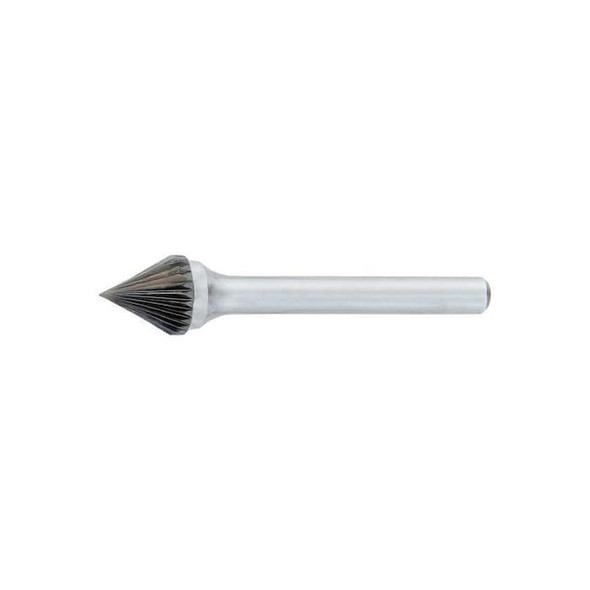 Osg Carbide Bur,60 deg. Cone,3/4 in. 950-7500