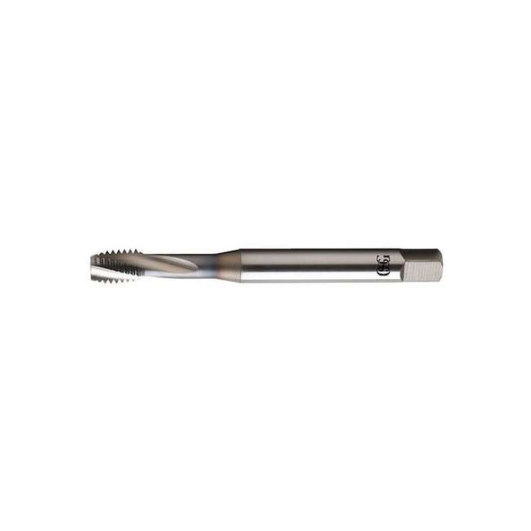Spiral Flute Tap, M14-1.50, Bottoming, Metric Fine, 4 Flutes, TiCN