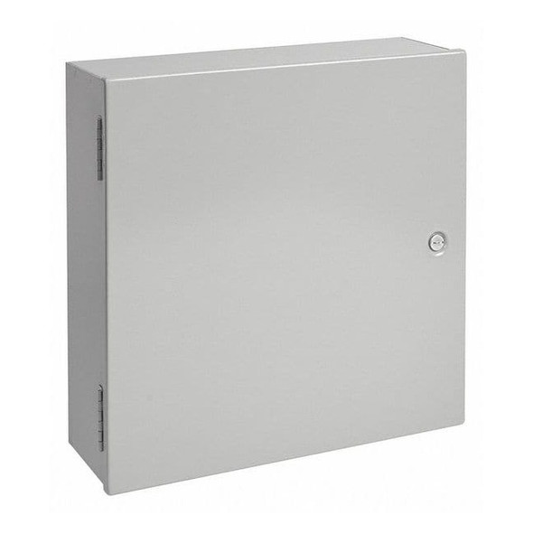 Flush Latch Electrical Enclosures, 16 in H, 8.62 in D, 12 in W, 1, Steel