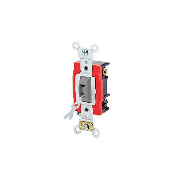 Leviton AC Quiet Switch,Gray,4.1 in H 1223-2GL