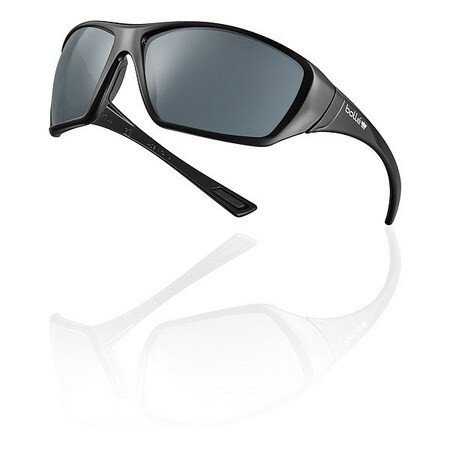 Not Applicable, Safety Glasses, Smoke Lens, Black Frame, Full-Frame