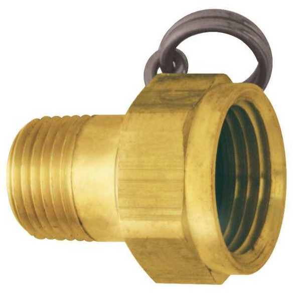 Sani-Lav Non-Swivel Hose Adapter, Brass, 1-1/4 in. N13