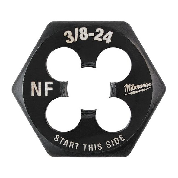 Milwaukee Tool Hex Threading Die, 3/8"-24, UNF 49-57-5351