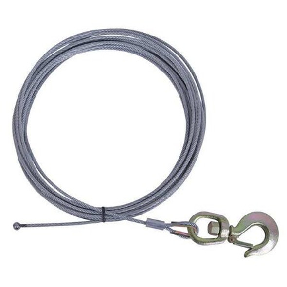 Dayton Winch Cable,GS,1/4 In. x 60 ft. 35Z858