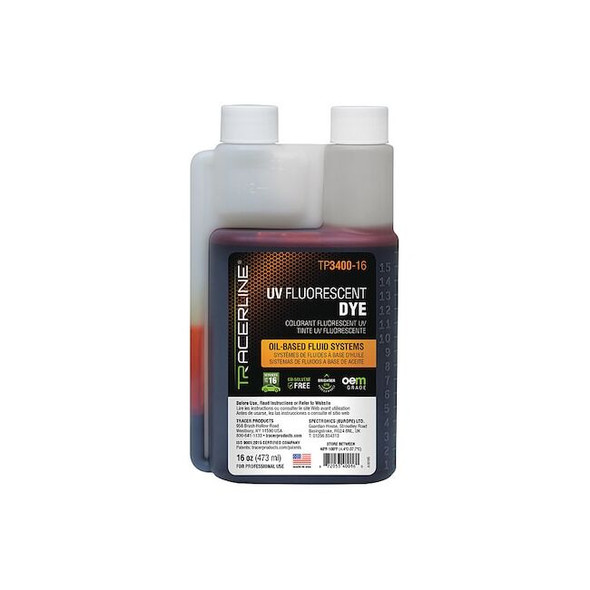Tracerline UV Leak Detection Dye,16 oz. Size TP3400-16