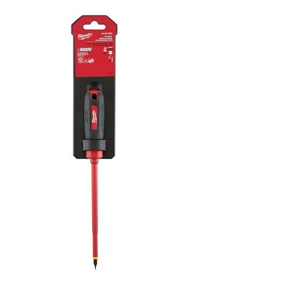 3/16 in. x 6 in. Cabinet 1000 Volt Insulated Screwdriver