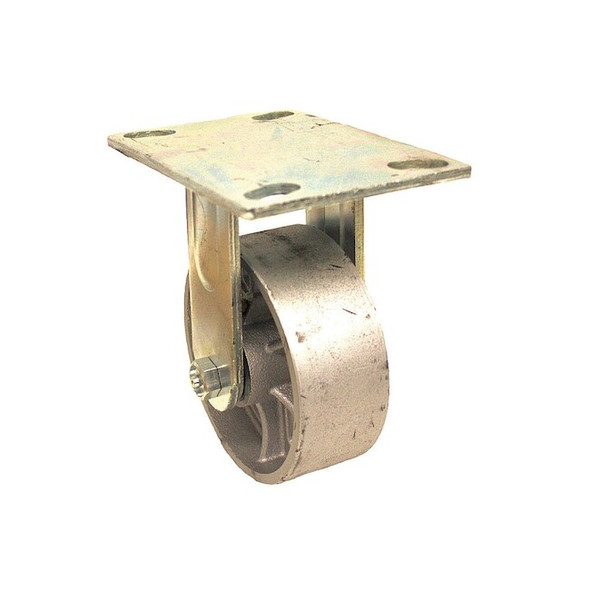 NSF-Listed Plate Caster,700 lb. Ld Rating,Roller