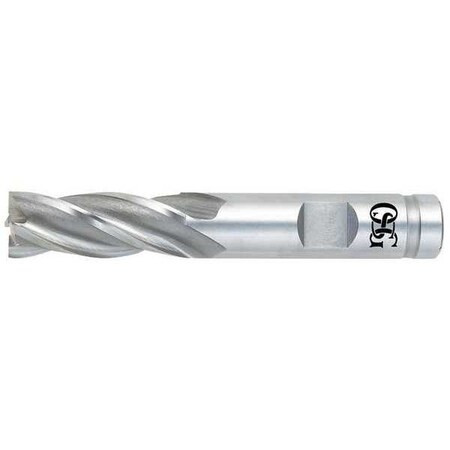 Osg End Mill,Co,TiN,1/8,4 FL,SGL Sq End,CC 5410105