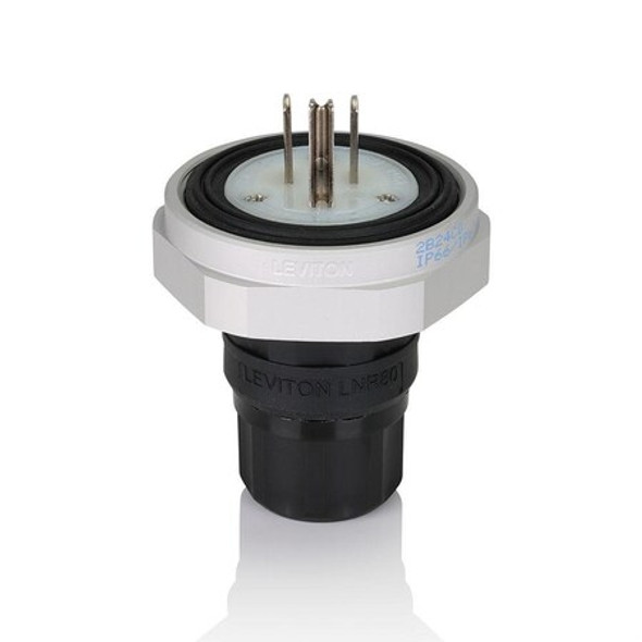 Leviton Straight Blade Plug,15 A,125V AC LNR80-1E