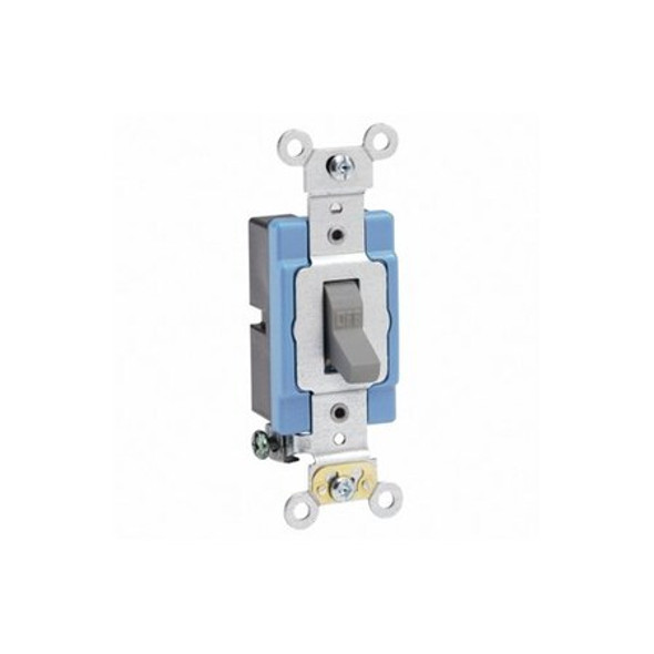 Leviton AC Quiet Switch,Gray,4.1 in H 1201-2GY