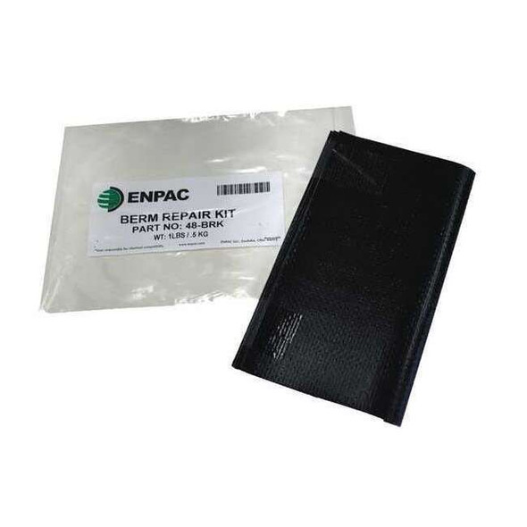 Enpac Spill Berm, 8in.L, 11in.W, 0.1in.H, Black 48-BRK