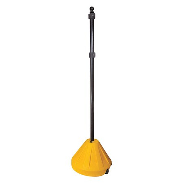Accredo Safety Sign Base w/Post,5 ft Post L 7588YL