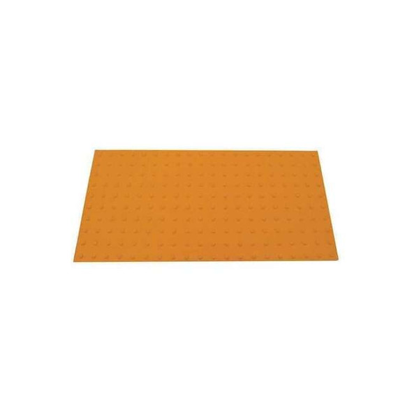 ADA Warning Pad Flexible Cement Yellow, 2 ft W x 4 ft L, 1 in Thick