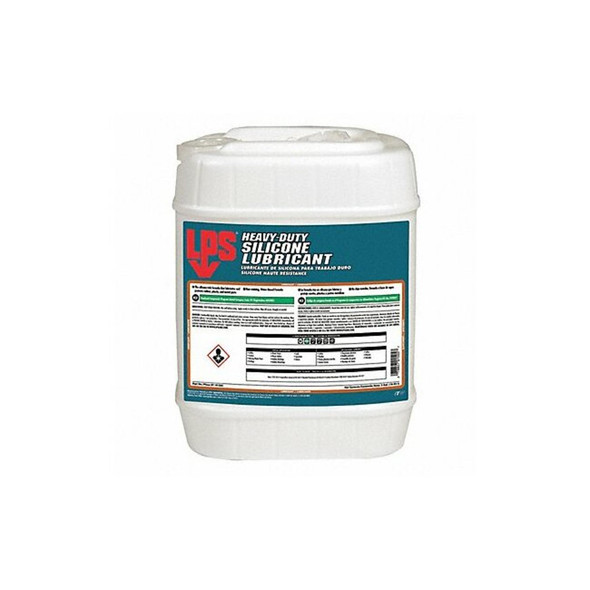 Lps Silicone Lubricant, 5 gal., Pail, Silicone, White 01505