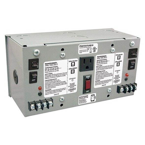 Class 2 Transformer, 75 VA, NEMA 1, 24V AC, 120/208/240/277/480V AC