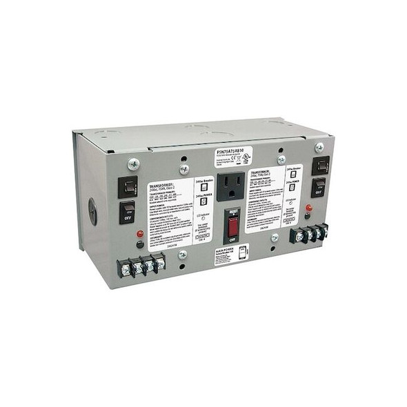 Class 2 Transformer, 75 VA, NEMA 1, 24V AC, 120/208/240/277/480V AC
