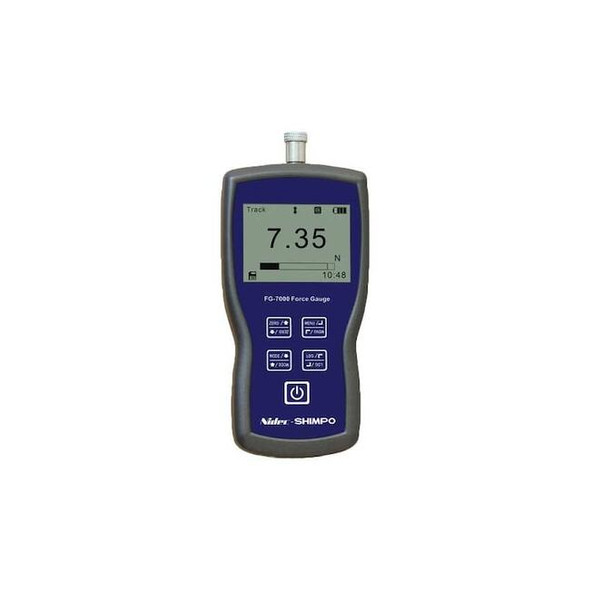 Shimpo Force Gauge, +/-0.2% Force Acc, Digital FG-7008