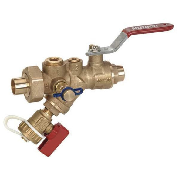 Nutech Combination Strainer Valve,1-2 In,FNPT SV1E-050F-050F