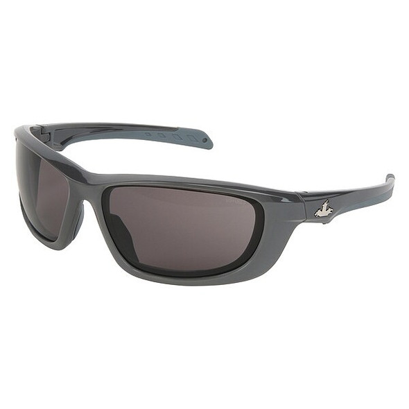 Swagger (UD1), Safety Glasses, MAX6 Anti-Fog, Gray Lens, Gray Frame, Full-Frame