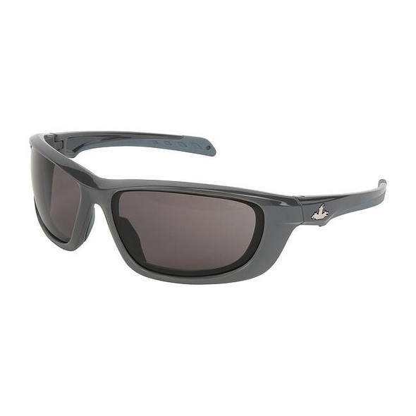 Swagger (UD1), Safety Glasses, MAX6 Anti-Fog, Gray Lens, Gray Frame, Full-Frame