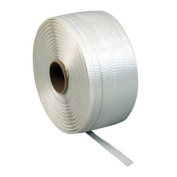 Manufacturer Varies Plastic Strapping, 1,050 lb, White 16P070