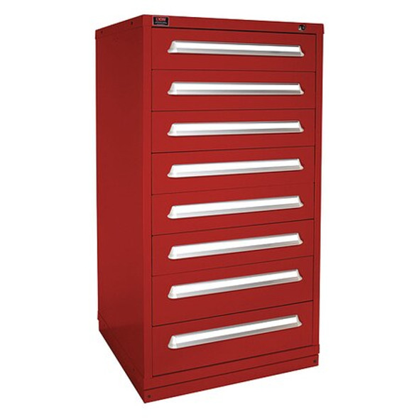 Lyon ModDrwrCab,59.25"x30"x28",Red,8Drwr HHM6830301014IL