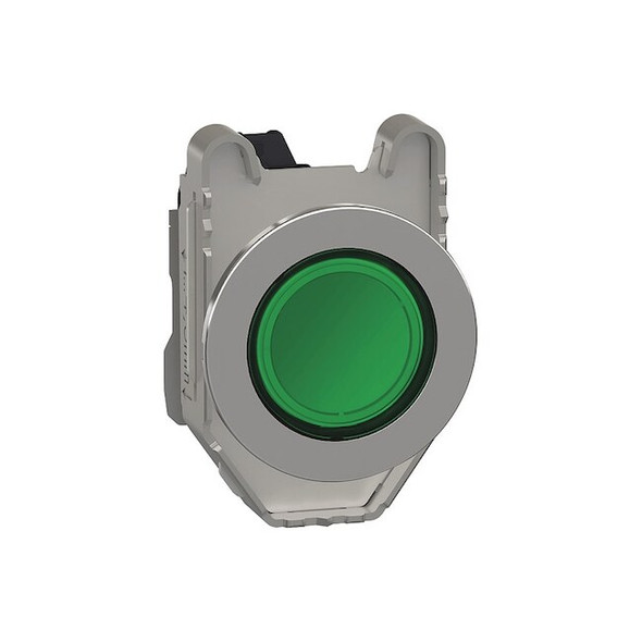 Schneider Electric Pilot Light, Green, 30mm, LED XB4FVB3