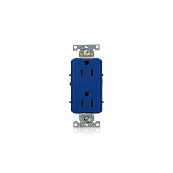Leviton Duplex Receptacle Outlet 16252-BU Leviton Duplex Receptacle Outlet 16252-BU