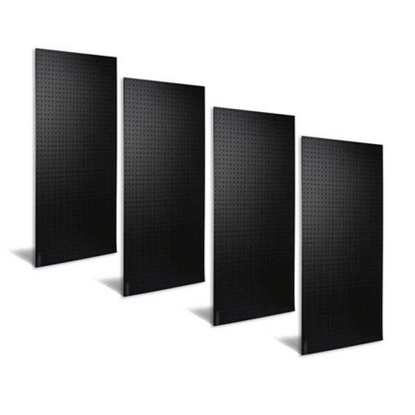 Triton Products Pegboards,4 Panel,3/16"D,48"H,24"W,Black DB-4BK