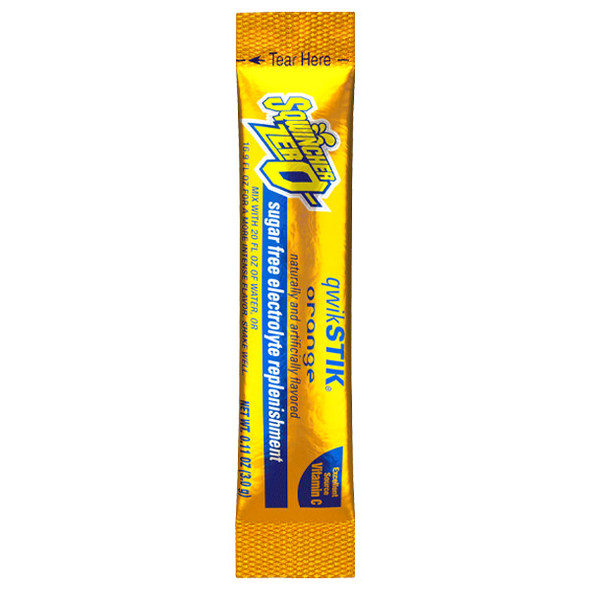 Sqwincher® Qwik Stik® Zero Single Serve, 0.11 oz Packs, 20 oz Yield
