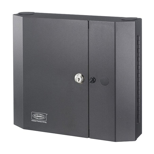 Hubbell Premise Wiring Cabinet,Wall Mount,2-Door,4 FSP,12 in H FCW4SP