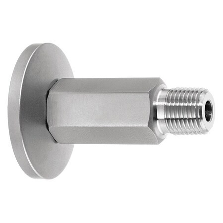 Vacuum Fitting, Straight Adapter, 1" Tube x 3/4" NPT Male