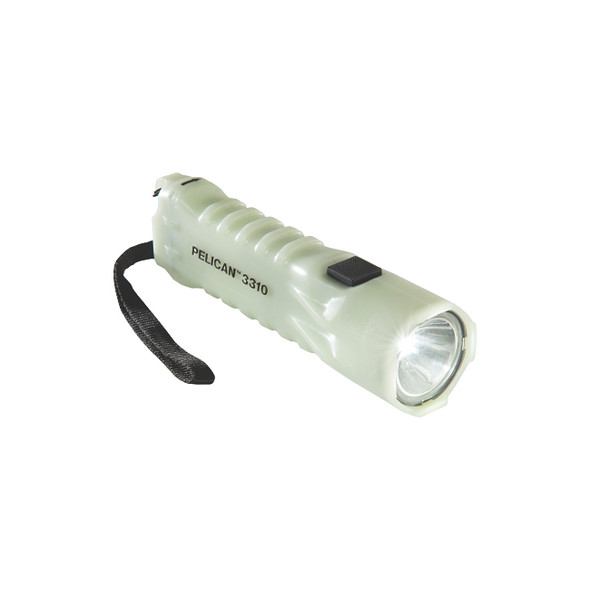 3310PL LED Flashlight, 3-AA Batteries, 378 lm High, Glow-in-the-Dark