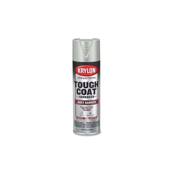 Tough Coat® Advanced with Rust Barrier® Technology Spray Paint, 15 oz, Aluminum Metallic, Metallic